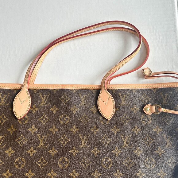 NWOT Authentic Louis Vuitton Neverfull MM Monogram Mid Size - Vintage - Picture 4 of 10